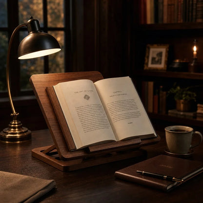 Black Walnut Book Stand - View 3